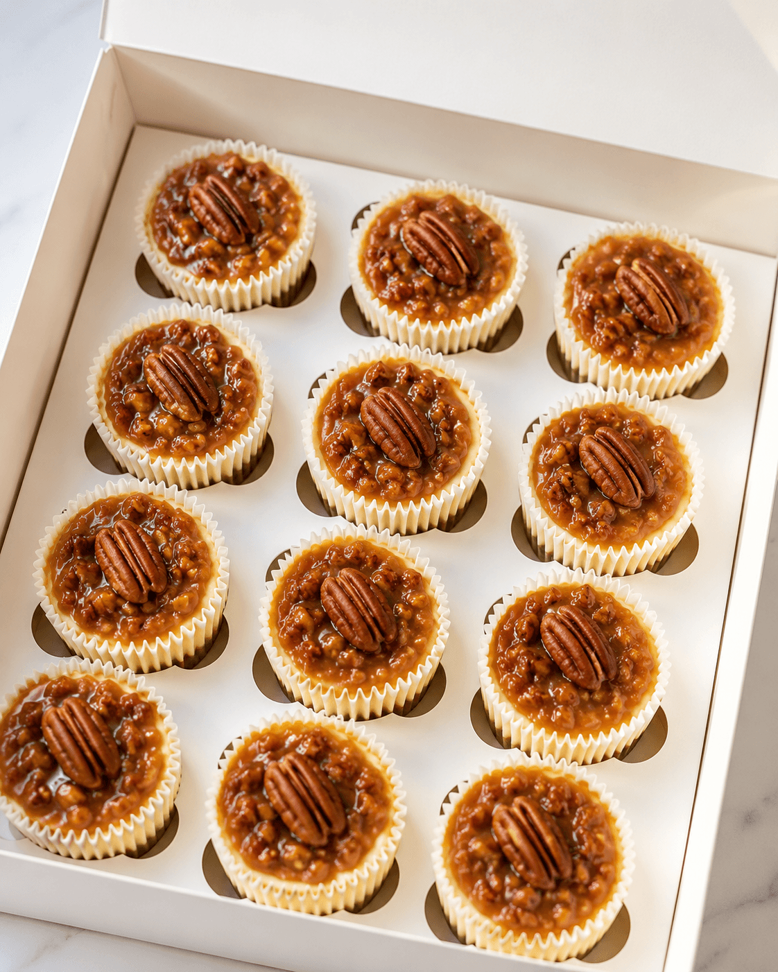 Mini cheesecake - Caramel pecan